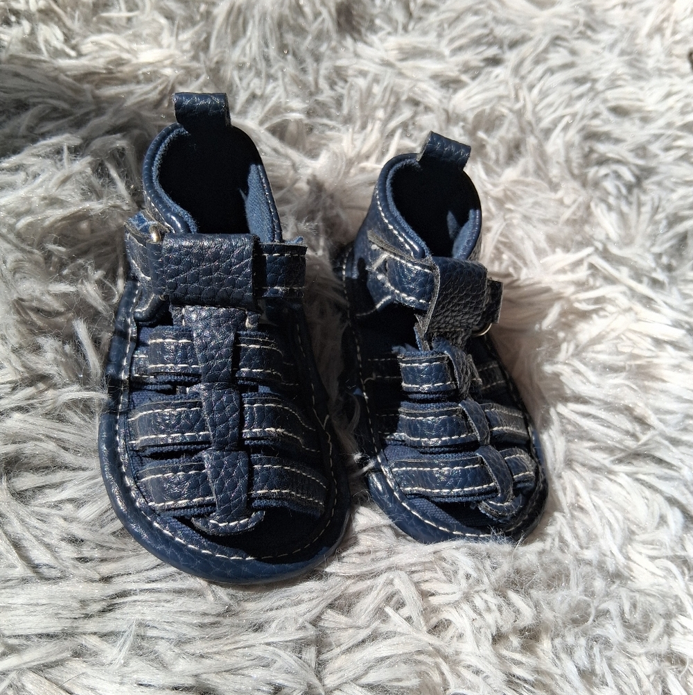 Kids Navy Blue Sandals